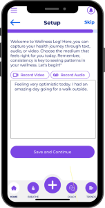 Wellness logs